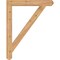 Ekena Millwork Traditional Craftsman Smooth Bracket, Western Red Cedar, 3 1/2"W x 30"D x 38"H BKT04X30X38TRA04SWR - alternate 3